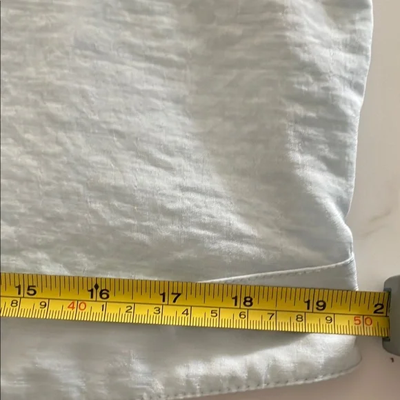 Vince Camuto Blue Boxy Crop T-Shirt - Picture 6 of 6